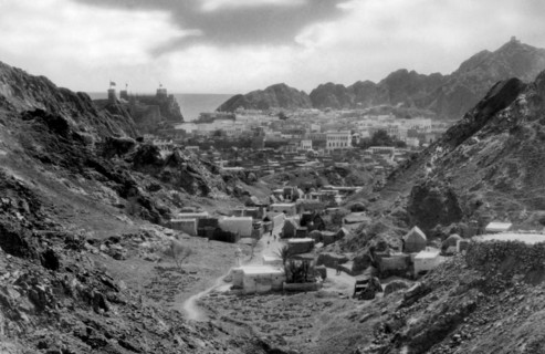 oman, mascate, vue de l'intérieur, 1920 1930