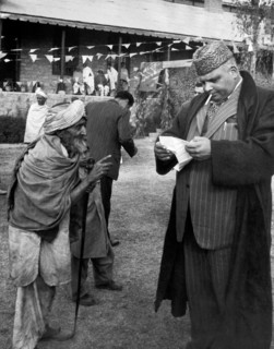 pakistan, un vieux mendiant, 1955