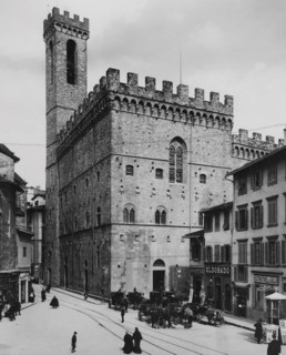 europe, italie, toscane, florence, palazzo del podestà, 1900 1910