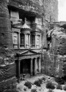 moyen-orient, jordanie, entrée de petra, 1930 1940