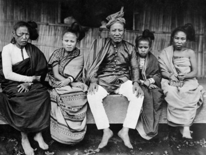 asie, philippines, portrait de famille, 1920 1930