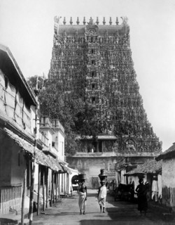 asie, inde, trichinople, vue de la grande pagode, 1900 1910