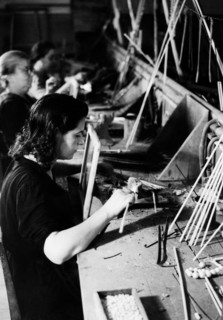 italie, venise, travail avec des perles, 1920 1930