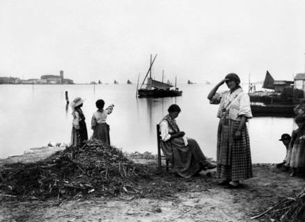 italie, venise, habitants de chioggia, 1900 1910