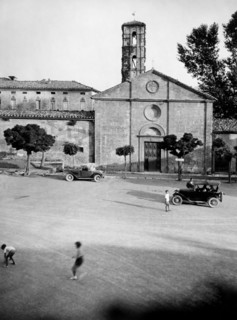 europe, italie, toscane, sarteano, église de san francesco, années 1920