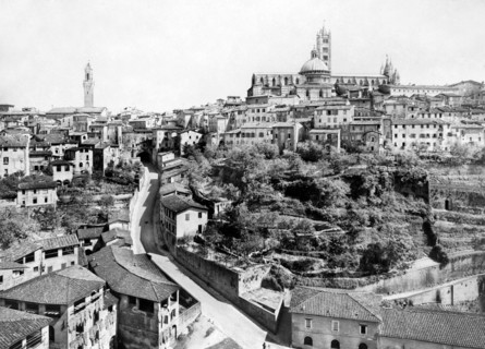europe, italie, toscane, sienne, vue de la ville, 1900 1910