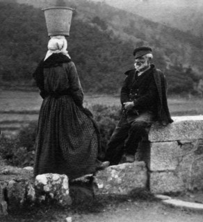 europe, france, corse, bergers au repos, 1910