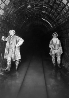 italie, basilicata, l'aqueduc des Pouilles en construction, 1920 1930