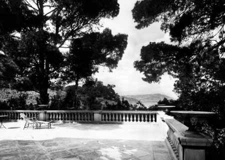 italie, campanie, naples, villa rosebery, la terrasse, années 1920