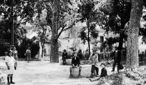 italie, campanie, sarno, parc, 1930