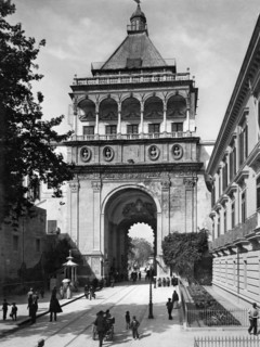 italie, sicile, palerme, promenade à porta nuova, 1910 1920