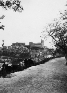 italie, sicile, salemi, panorama, 1910 1920