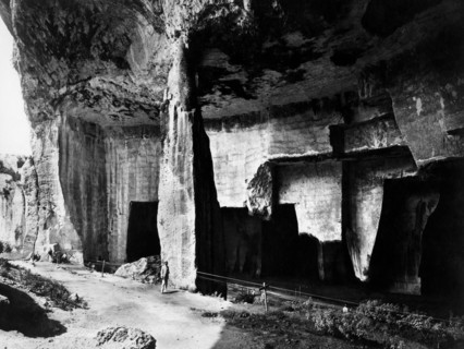 italie, sicile, syracuse, latomia du paradis ou du cordari, 1910 1920