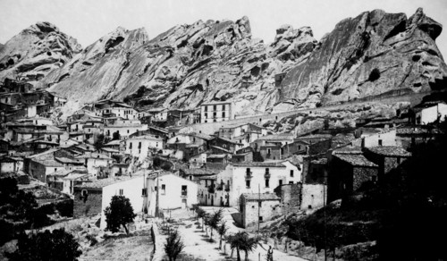 italie, basilicata, pietrapertosa, 1920 1930