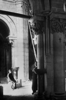 italie, basilicate, matera, intérieur de l'église de san giovanni battista, 1930