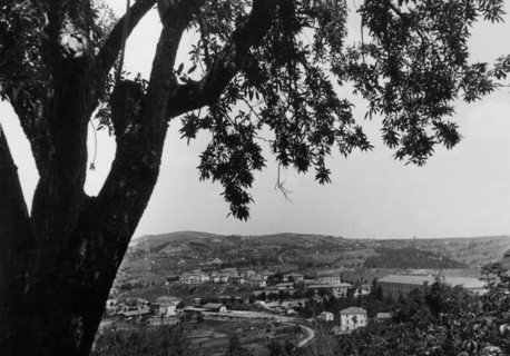 italie, basilicata, potenza, vue vers la gare supérieure, 1930