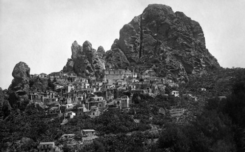 europe, italie, calabre, pentedattilo, panorama, 1920 1930