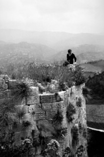 europe, italie, calabre, cosenza, vue depuis la tour souabe du château, années 1930