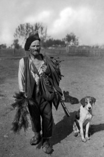 europe, italie, calabre, un chasseur, 1910 1920