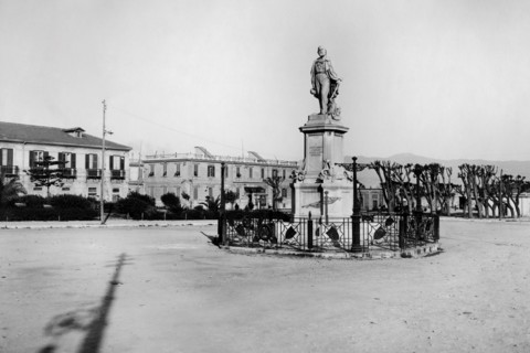 europe, italie, calabre, reggio calabre, monument à giuseppe garibaldi, 1920 1930