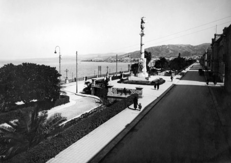 europa, italie, calabre, reggio calabre, vue du front de mer, 1920 1930