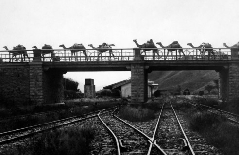 afrique, eritrea, cheren - agordat line flyover, 1920