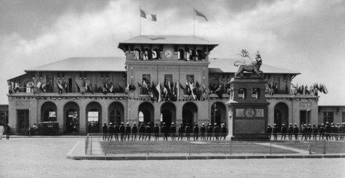 afrique, éthiopie, addis abeba, la gare, 1920 1930
