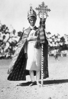 afrique, éthiopie, homme religieux éthiopien, 1910 1920
