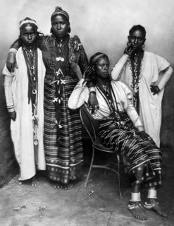 afrique, ethiopie, groupe de filles tigres, 1930 1940