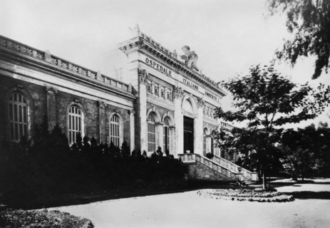 afrique, égypte, alexandrie, l'hôpital italien, 1920 1930