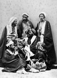 afrique, égypte, le caire, groupe de musiciens et danseuse, 1878