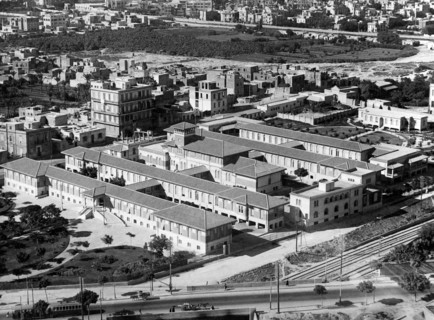 afrique, égypte, alexandrie, hôpital italien, 1930