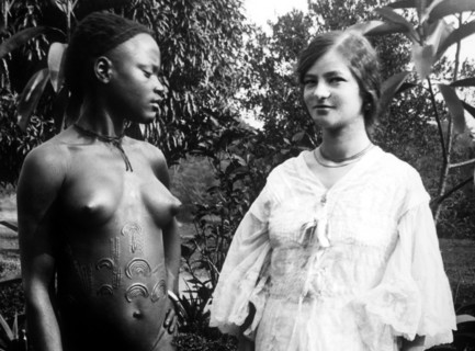 afrique, congo belge, deux groupes ethniques en confrontation, 1910