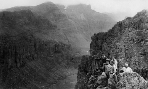 afrique, kenya, groupe d'explorateurs, 1930