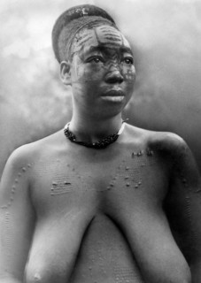afrique, congo belge, femme mangbetu, 1927 1930
