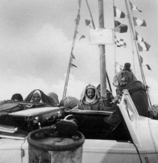 afrique, tunisie, djerba, sur le ferry pour houmt-souk, 1910 1920