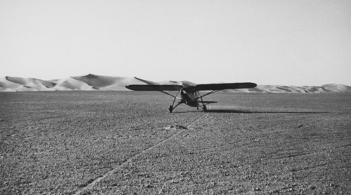 afrique, algérie, atterrissage à beni abbeis, 1930
