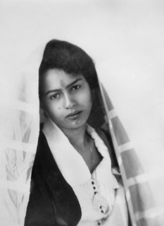 afrique, tunisie, jeune femme arabe, 1920 1930