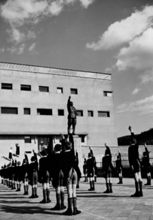 europa, italia, torino, colonia permanente 3 janvier, le salut du Duce, 1930
