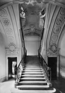 europe, italie, turin, palais royal, l'escalier en ciseaux, 1920 1930