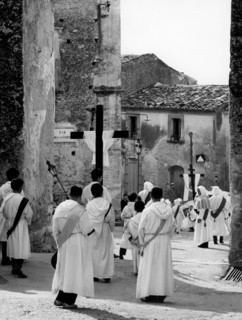 europe, italie, calabre, gerace, procession du vendredi saint, 1967