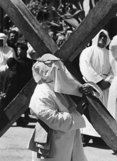 samedi saint, stilo, calabre, italie, 1967