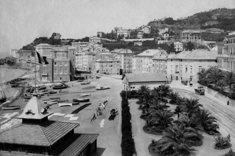 europe, italie, ligurie, pegli, panorama, 1900 1910