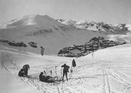 europe, italie, abruzzes, ovindoli, monte magnola, 1914