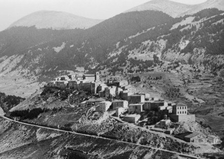 europe, italie, abruzzes, parc national des abruzzes, opi, panorama, 1910