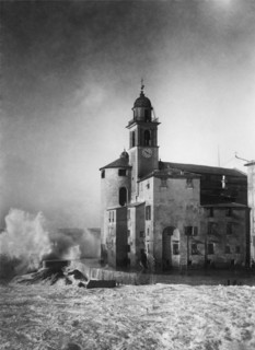 basilique de santa maria assunta, camogli, ligurie, italie 1920 1930