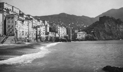plage, camogli, ligurie, italie 1920 1930