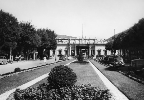 spa tettuccio, montecatini terme, toscane, italie, 1955