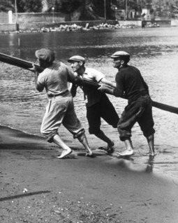pêcheurs, sestri levante, genova, liguria, italie 1940