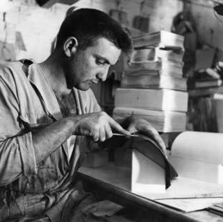 maroquinier, toscane, italie, 1955